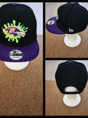BALTIMORE RAVENS NFL FOOTBALL SNAPBACK HAT.
